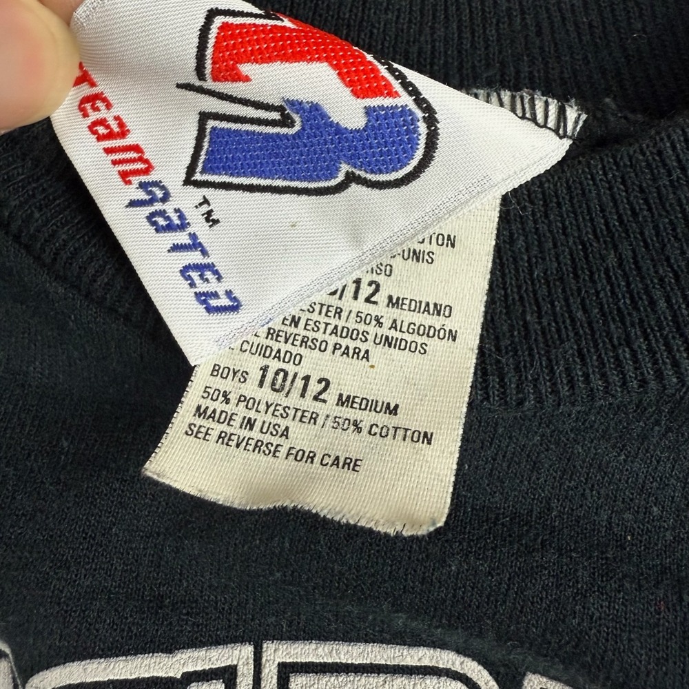 Vintage Pittsburgh‎ Steelers Youth Sweatshirt 10/12 Black NFLP 1997 Made USA - Picture 3 of 9